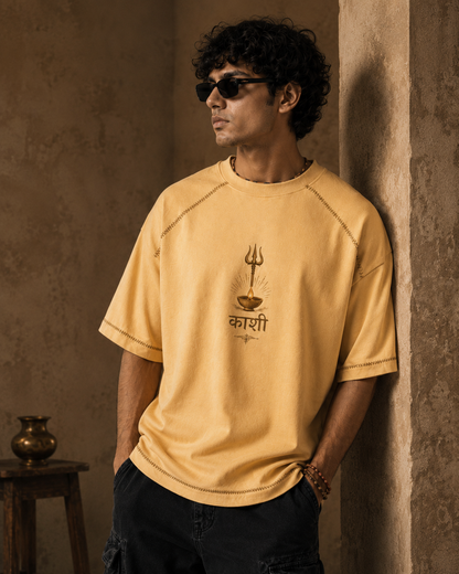 Varanasi Evening Oversized T-Shirt