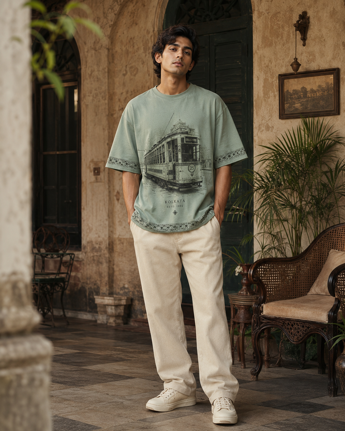 City Tram Oversized T-Shirt