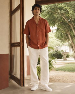 Rust Camp Shirt – product view 5 – Solah Anna