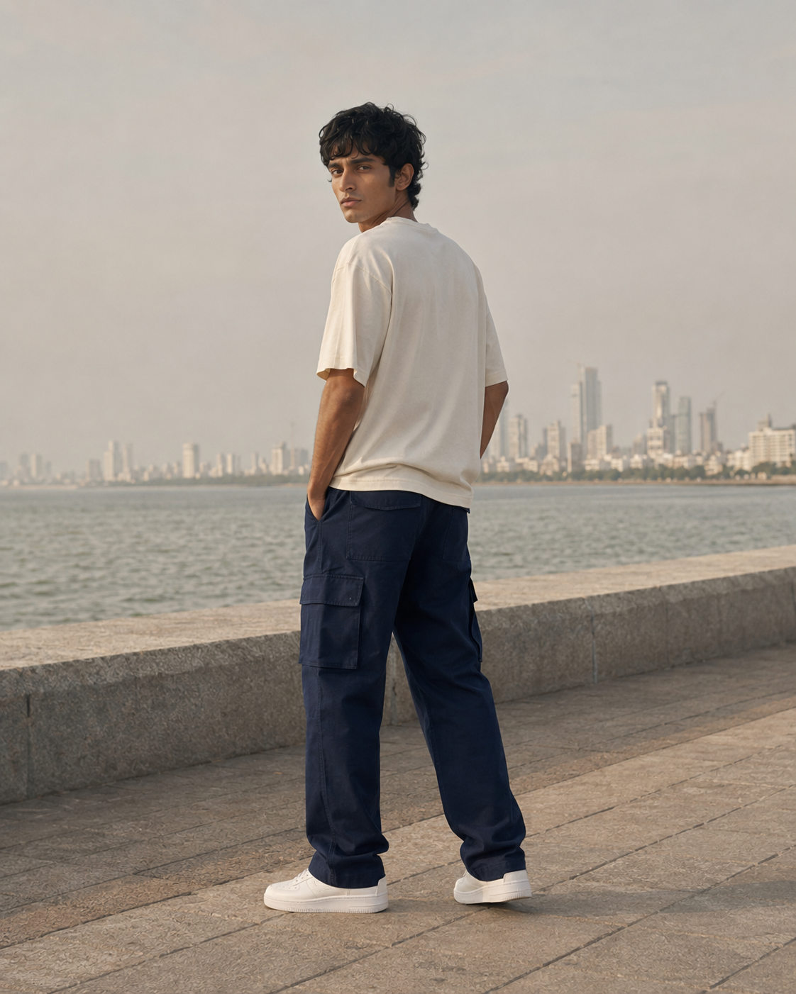 Navy Utility Cargo Pants
