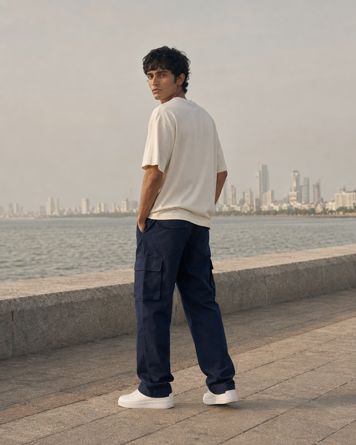 Navy Utility Cargo Pants