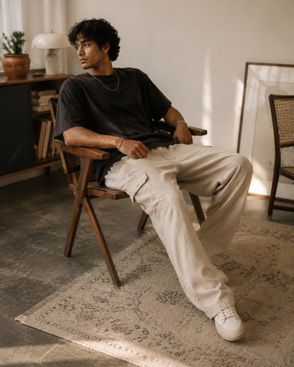 Old Soul Linen Cargo Pants