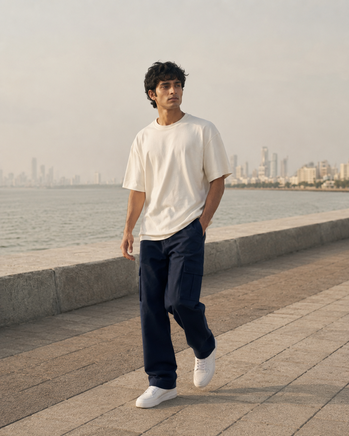 Navy Utility Cargo Pants